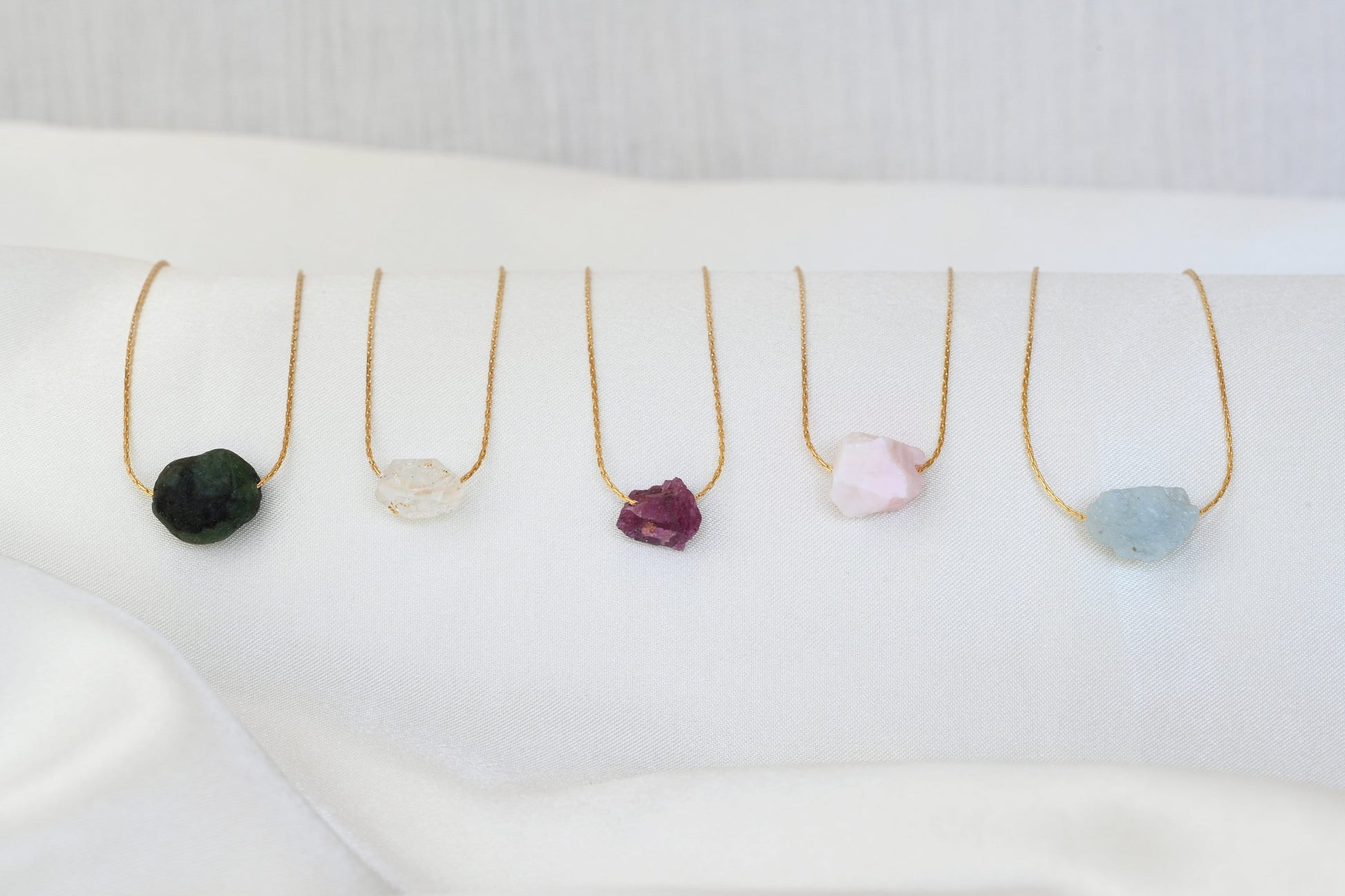 Raw Gemstone Necklace